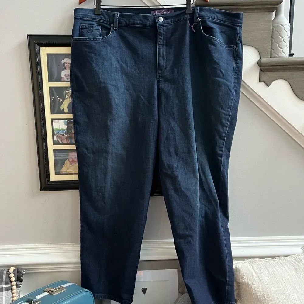 Gloria Vanderbilt Amanda Straight Leg Jeans Sz 24W NWOT